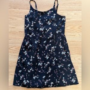 Abercrombie Kids Girls Black Floral Dress size 13/14